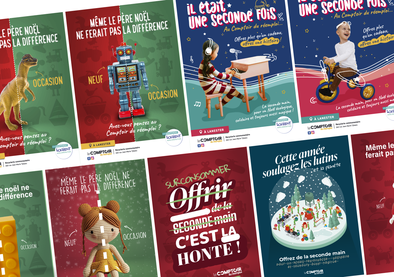 Pistes affiches Comptoir du réemploi