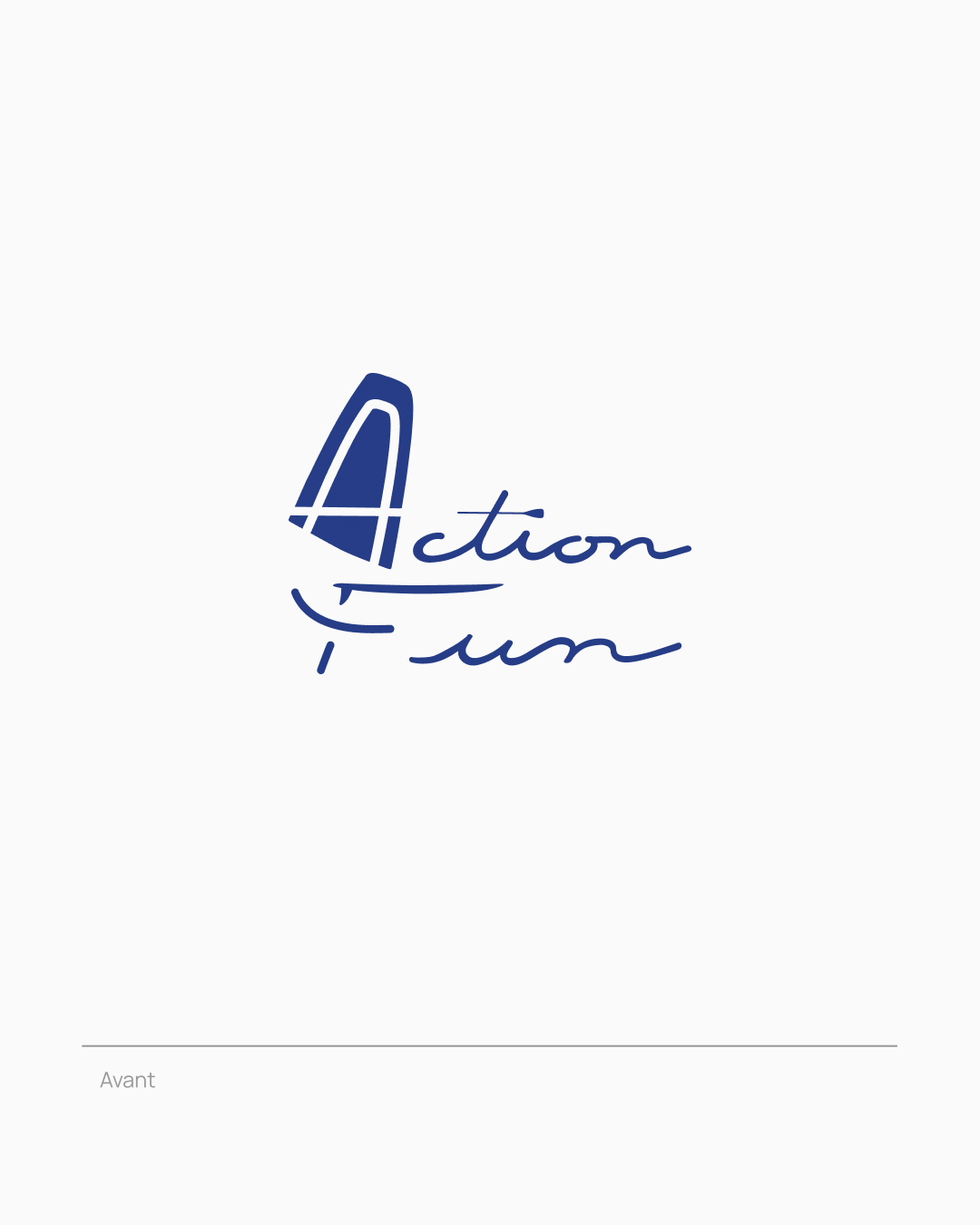Ancien logotype Action Fun avant la refonte de l’identité visuelle
