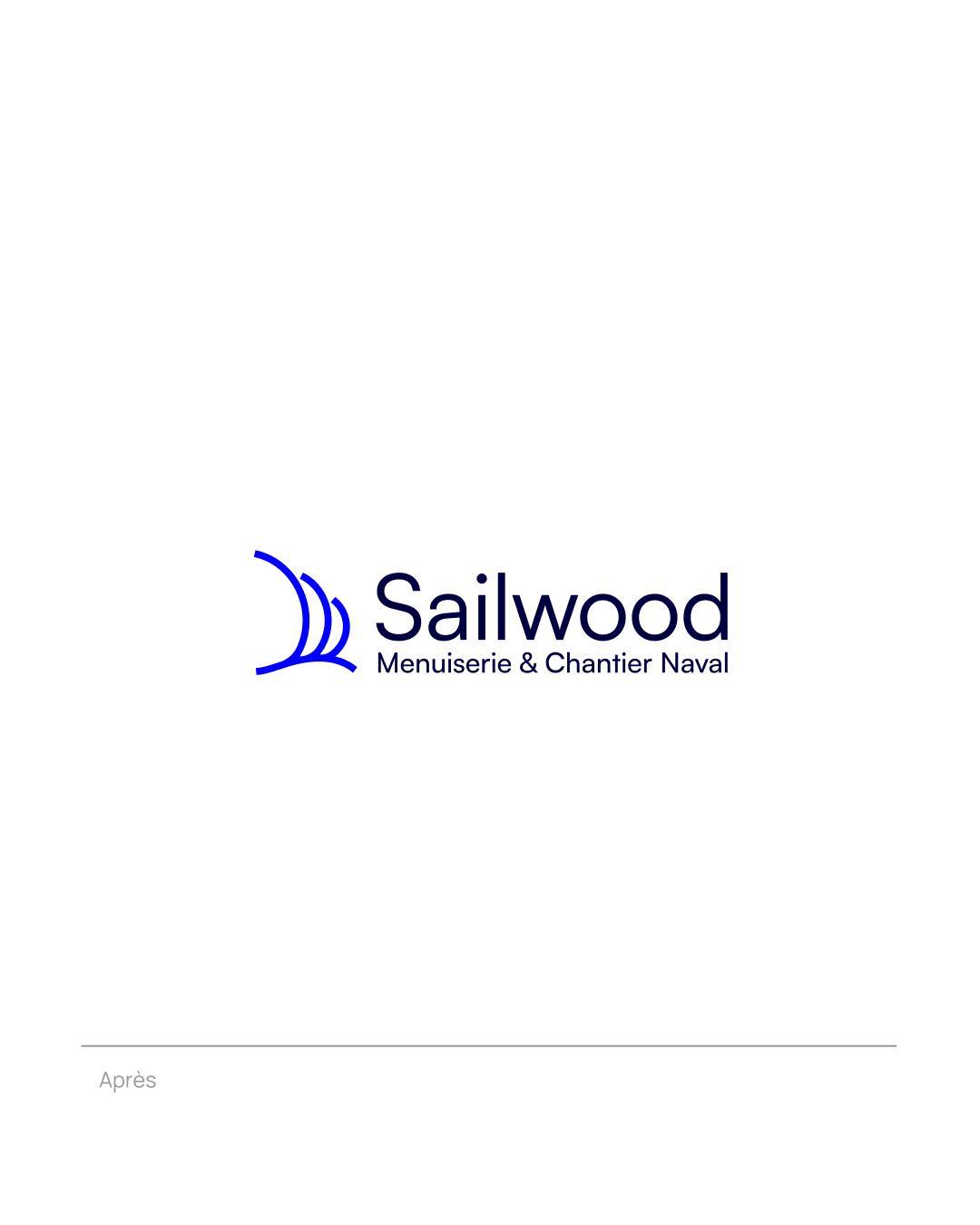 Logotype Sailwood menuiserie et chantier naval Lorient